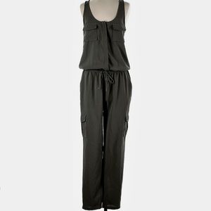 Joie Jumpsuit, Black with Buttons and Pockets